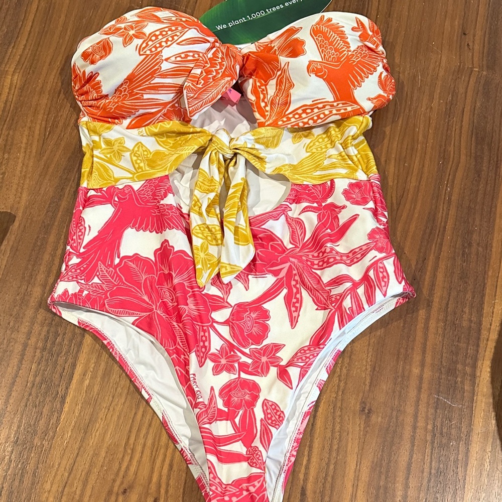 Tropical Women’s Swimwear - Pink, Orange, Yellow